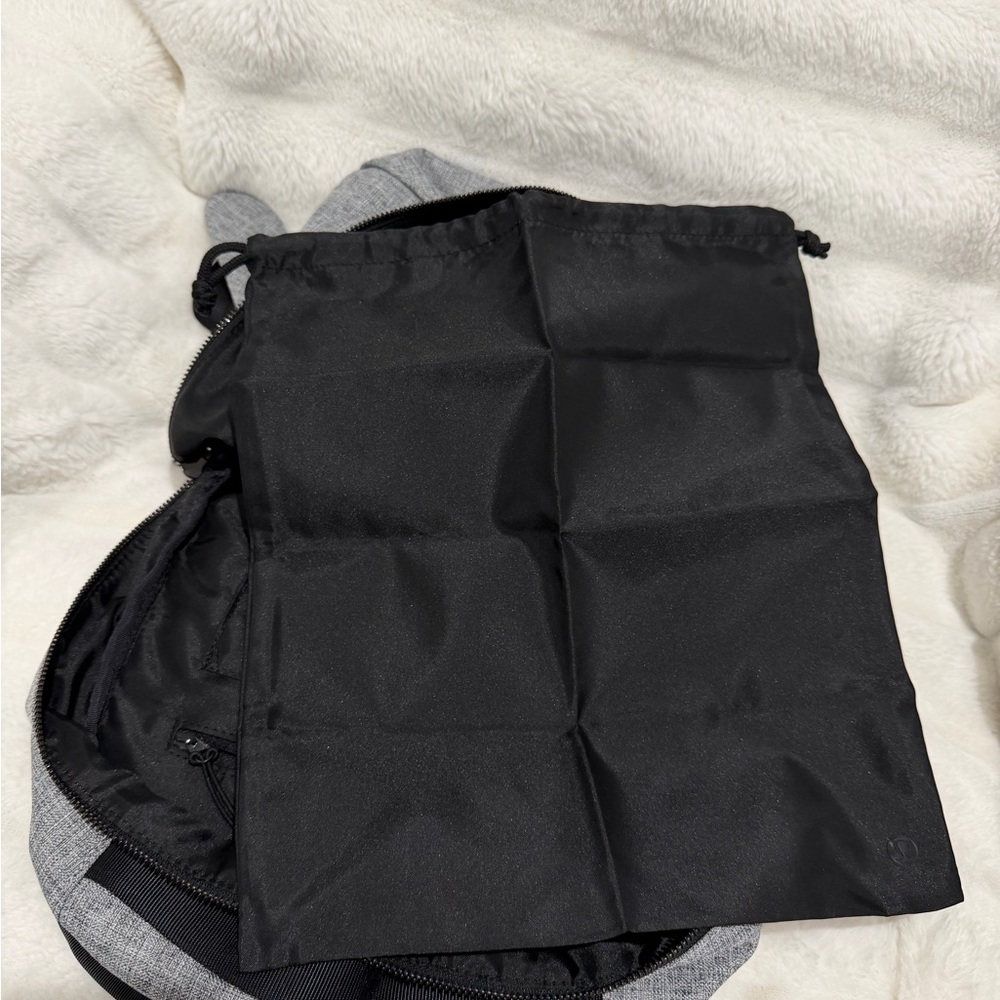 Lululemon | Out of Range 20L | Heathered Black Backpack | Like New - Picture 7 of 9